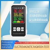VT-ER1 White Electromagnetic Radiation Tester EMF Detector for RF Strength Electric/Magnetic Field