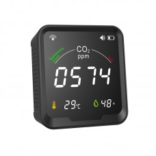 PTH-9CW Wifi Carbon Dioxide Monitor CO2 Detector Air Quality Monitor for CO2 Temperature Humidity