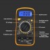 XL830L Handheld Multimeter Digital Multimeter w/ Backlight to Test Voltage Current Resistance Diode