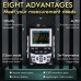 ET120M 120MHz 500Msps Analog Oscilloscope Digital Oscilloscope with 2.4 Inch Color LCD Display