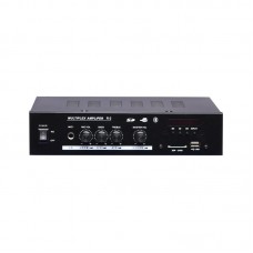 R-2 60W Professional HiFi Audio Power Amplifier Constant Voltage Audio Player Support Dual Microphone Input