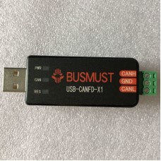 BUSMUST USB-CANFD-X1 CAN Analyzer CANFD Analyzer USB to CAN FD Adapter for Upper Computer