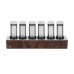 RGB Glow Tube Clock LED Digital Nixie Clock Electronic Retro Desk Clock 6 Bit 5V USB Powered Sliver