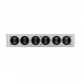 RGB Glow Tube Clock LED Digital Nixie Clock Electronic Retro Desk Clock 6 Bit 5V USB Powered Sliver