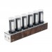 RGB Glow Tube Clock LED Digital Nixie Clock Electronic Retro Desk Clock 6 Bit 5V USB Powered Sliver