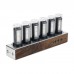 RGB Glow Tube Clock LED Digital Nixie Clock Electronic Retro Desk Clock 6 Bit 5V USB Powered Sliver