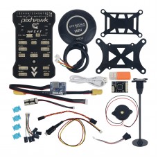 M8N GPS + Flight Controller For Pixhawk 2.4.8 Standard + Ammeter + Damping Plate + GPS Bracket