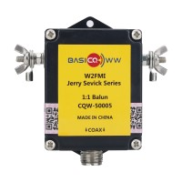 BASICQWW CQW-50005S QRP Balun 500W 1:1 Balun 1.8-54MHz HF Shortwave Current Antenna Balun