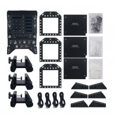 WINWING F18 Cockpit VR Set UFC Panel with 3 MFD and Bracket for Flight Simulator Computer Games