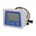 Electronic Intelligent Water Flow Meter 1/2” External Thread Digital Display Flow Sensor with M8 Temperature Probe
