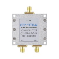 QY-PS2-0.8/3-SI 800-3000MHz 2-Way RF Power Splitter 0.8-3GHz RF Power Combiner with SMA Connector