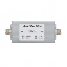 High Quality 21MHz BPF Band Pass Filter Shortwave Communication LC Filter 15m Band 200W