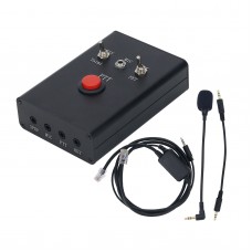 DIH-1 Multifunctional Radio Microphone Radio Accessory for YAESU Shortwave Radio Support External Speaker/Headphone