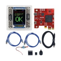 Kmbox B+ Pro Keyboard Mouse Controller with Screen + HamGeek DMA Board Development Board (the Same Firmware as LeetDMA)