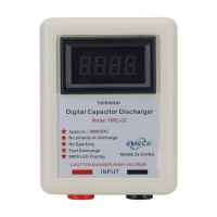 YMC-02 Red LED Digital Capacitor Discharger High Voltage Discharging Tool for Electronic Repair (without Sparkpen)
