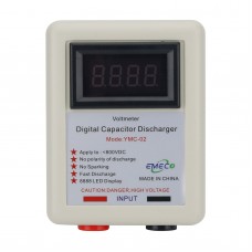 YMC-02 Red LED Digital Capacitor Discharger High Voltage Discharging Tool for Electronic Repair (without Sparkpen)