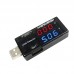 KEWEISI USB Detector Digital Voltmeter Ammeter Gauge w/ Dual Display Screen Measures Voltage Current