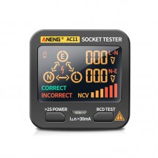 ANENG AC11 Digital Socket Tester Electric Outlet Tester with Color Screen Supports NCV Detection