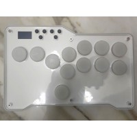 Arcade Stick Fight Stick Game Controller Gamepad w/ TTC Speed Silver V2 Switches Suitable for Hitbox