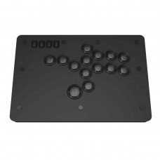 Mini Punk Arcade Stick Game Controller Gamepad with Black Shell Default Chip Suitable for Hitbox