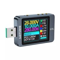 WITRN U3L (PRO) CNC Grey USB Tester Voltage Current Meter PD3.1 Cheater PPS Fast Charging UFCS Aging EPR