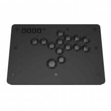 Mini Arcade Stick Game Controller Gamepad Controller Black Shell (with Chip for Brook) for Hitbox