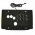 HAMGEEK HG-J500B Arcade Controller Fight Stick Game Controller w/ White Black Buttons for Hitbox PC