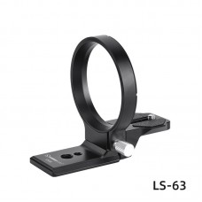 LS-63 Metal Lens Collar Great Stability and Balance Ring Lens Support with Arca Swiss Plate Collar Mount