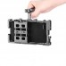 SUNWAYFOTO PCR-01 Handheld Aluminum Universal Mobile Phone Cage with Dual Multifunctional Handgrip