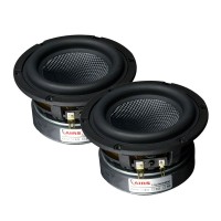 2PCS AIRS 4" 8 Ohm Super Bass Speakers Loudspeakers Speaker Unit for 2.1 Speakers Two-Way Speakers