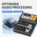 F-2A 2-Channel Recording Console Audio Mixer Mixing Console USB External Sound Card for Karaoke DJ