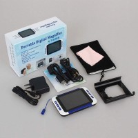 2-32X Portable Digital Magnifier 3.5" Screen with Day and Night Modes for Senior Citizens Students