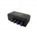 AU-402RCA Audio Mixer Audio Distributor Four Inputs Two Outputs for 3.5MM Headphones Audio Devices