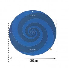 276MHz - 10GHz UWB Ultra Wide Band Antenna Equiangular Spiral Antenna with SMA Female Connector