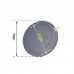 510MHz - 10GHz Circular Polarization UWB Antenna High Gain Equiangular Spiral Antenna with SMA Female Connector