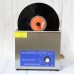 3 Records Version Ultrasonic Vinyl Record Cleaner with Drying Rack and 2 Cleaning Cloths for 7/10/12-inch Vinyl Records