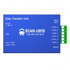 ECAN-U01S Dual-Channel USB To CAN Adapter Converter CAN Bus Analyzer Debugger Data Transfer Unit