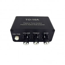 TO-10A NE5532 OP AMP Stereo Tone Control Preamp w/ Bass Treble Knobs for Passive and Active Purposes