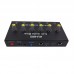 AU-602 6CH Audio Mixer Sound Mixer Supports Mono/Stereo Mode for Mics Instruments Livestreaming
