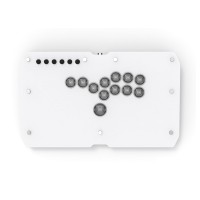 2040A White Ultra Slim Punk Arcade Controller Fight Stick Game Controller w/ Default Chip for Hitbox