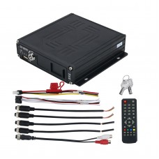 AHD 4CH DVR Video Audio Recorder Boasts Real-Time Image and Remote Control for Vehicle Bus RV