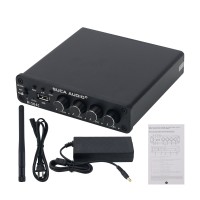 M-504C 50Wx4 Bluetooth 5.0 Amplifier HiFi Digital Power Amp Balanced Power Amp w/ Adapter For U Disk