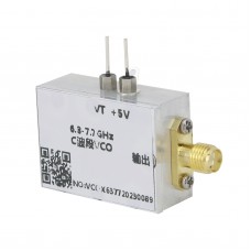 QM-VCO6377C 6.3-7.7GHz Signal Source C-Band VCO Sweep Generator RF Point Frequency Source Module