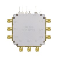 LF-8GHz 100K-8GHz SP8T Switch RF Switch with Metal Shell High Isolation Low Insertion Loss