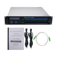 16-Port 1550NM Optical Fiber Amplifier with Wavelength Division Multiplexing for CATV Cable TV FTTH (Network Management Type)