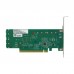 CEACENT ANU28PE16 NVMe Adapter NVMe Expansion Card U.2 to PCIE*16 SSD Expansion Card SFF8639-SFF8643