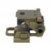 Champagne Brown SOTAC-L4 G24 Helmet Mount High Quality CNC Helmet Holder for Sports Protective Equipment Accessory