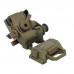 Champagne Brown SOTAC-L4 G24 Helmet Mount High Quality CNC Helmet Holder for Sports Protective Equipment Accessory