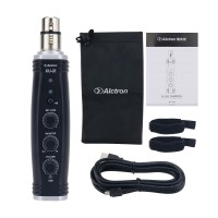 Alctron XU-2 MKII XLR to USB Microphone Digital Signal Converter XLR/USB Digital Audio Converter