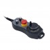 CNC 6-Axis 1 & 100 Pulse MPG CNC Handwheel with Emergency Stop and Self-Reset (Plug for DDCS V31)
